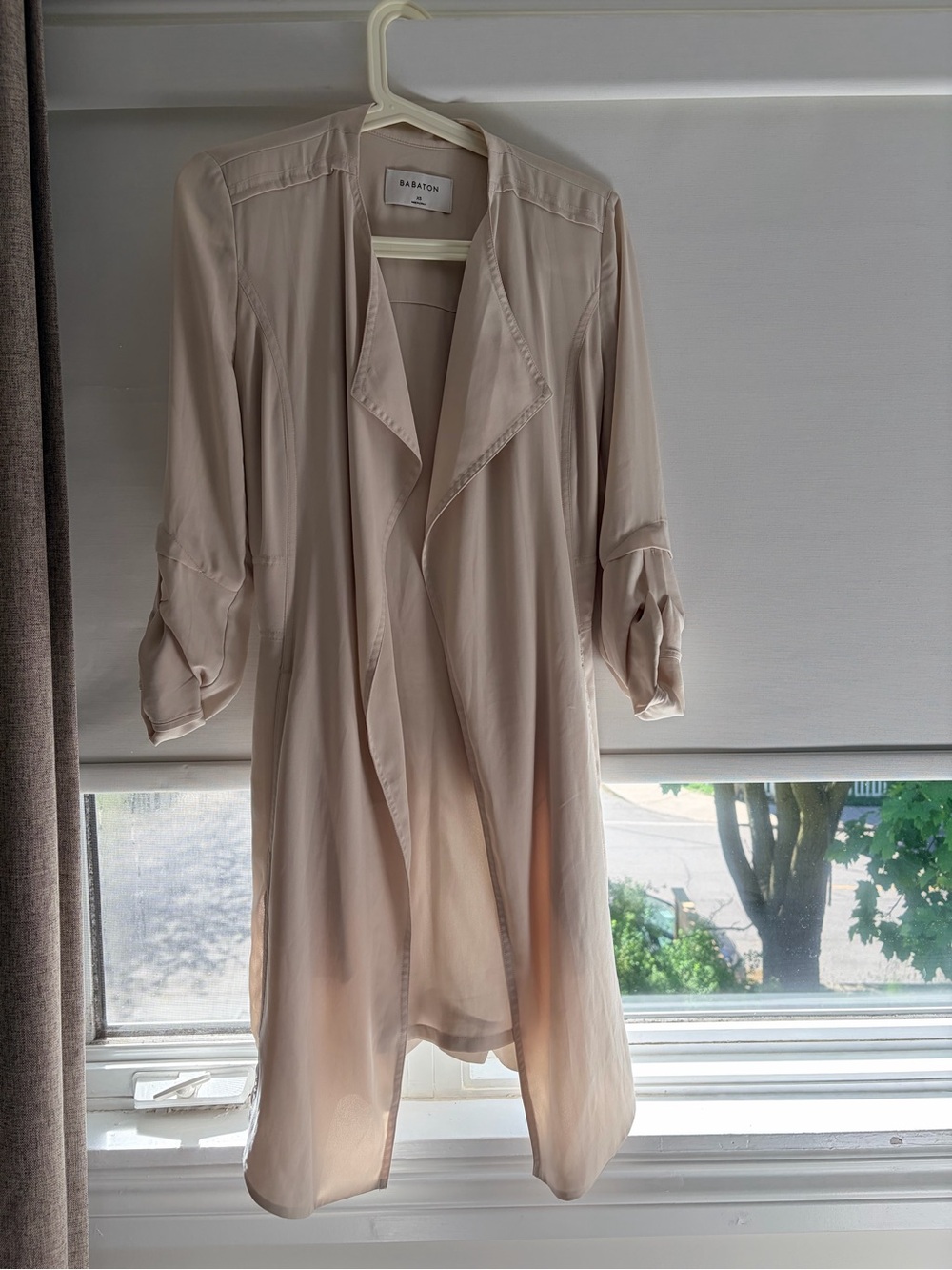 Babaton Cream Lightweight Duster Robe